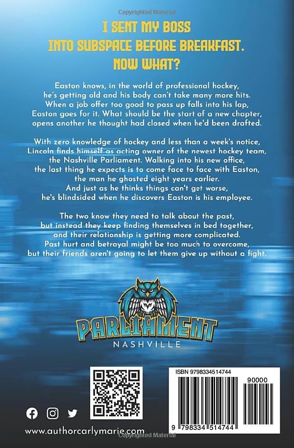 Blindsided: An second chance MM romance (Nashville Parliament) by Carly Marie