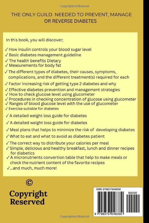 MASTERING DIABETES: SIMPLE GUIDE TO DIABETES by Elizabeth Alexander