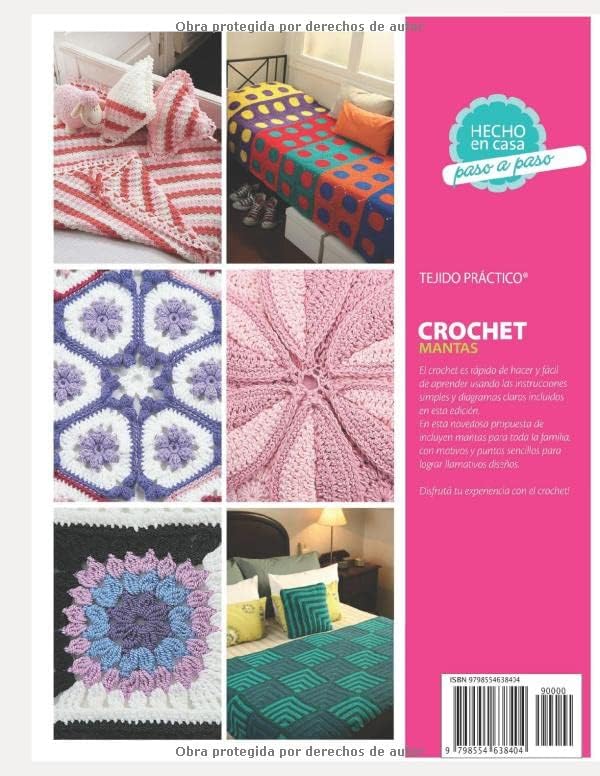 CROCHET MANTAS: motivos únicos y texturas sorprendentes (Tejido de Mantas) (Spanish Edition) by Hugo García