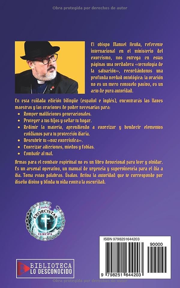 Armas para el Combate Espiritual [Edición Español e Inglés]: Oraciones de sanación y protección (Spanish Edition) by Manuel Adolfo Acuña Arbo Sa