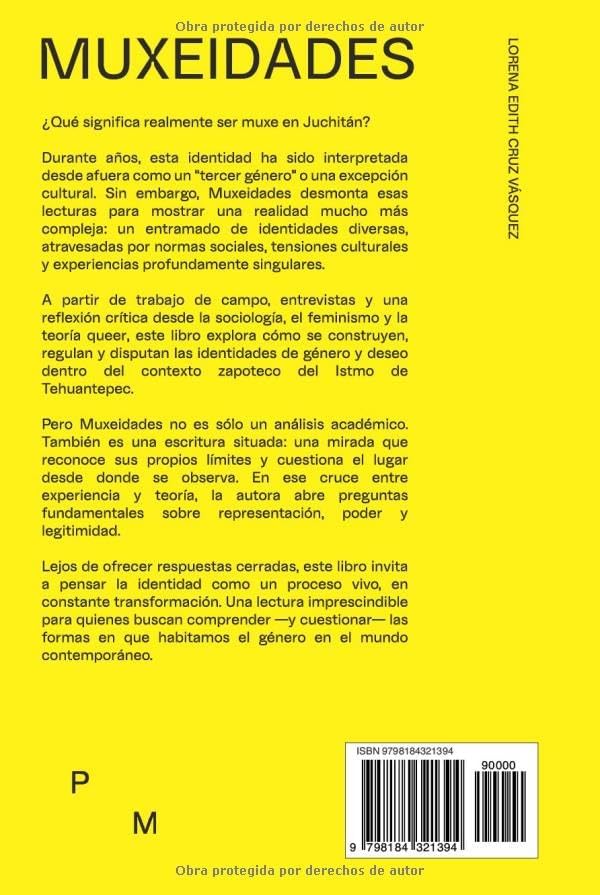 Muxeidades (Spanish Edition) by Lorena Edith Cruz Vásquez