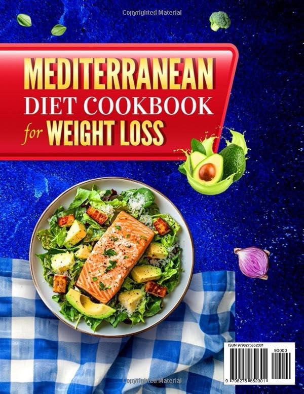 Super Easy Mediterranean Diet Cookbook for Weight Loss: The Proven Path to Heart Health, Sugar Control & Lasting Vitality — Quick, Delicious and 30-Minute Recipes Book | Incl. 30-Day Meal Plan by Amelena Mohadam