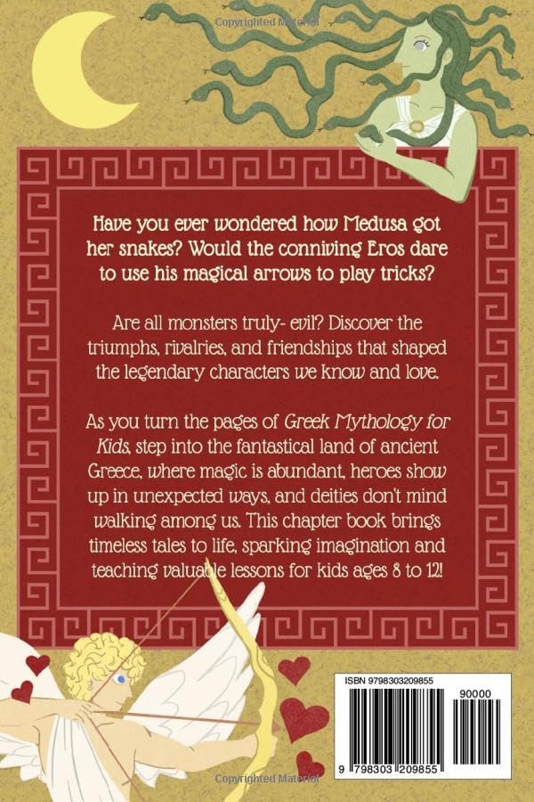 Greek Mythology for Kids: 12 Tales of the Gods, Goddesses, and Mythical Creatures that Spark Imagination and Teach Timeless Lessons by S. M. Stefenhagen