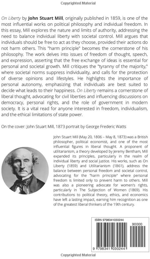 On Liberty: With an Introduction by William Leonard Courtney, LL.D. | Original and complete edition (1901) by John Stuart Mill