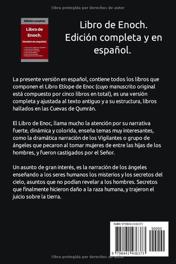 Libro de Enoch. Versión en español: Edición completa (Spanish Edition) by Libros apócrifos de las Cuevas de Qumrán