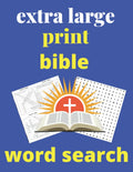 extra large print bible word search: book for Adults & Seniors To Keep Brain Active, Large Print Word Search Puzzle. by issam mellal