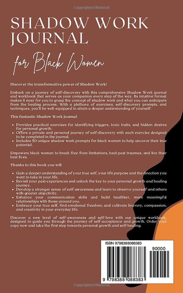 Shadow Work Journal for Black Women: Unleash your True Power with Guided Exercises and Prompts for Spiritual Healing and Self-Discovery by Josie Lake
