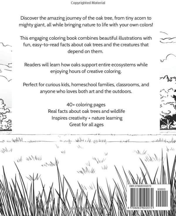 The Life of an Oak: A Coloring Adventure Through Nature's Food Web by Michelle Mayer