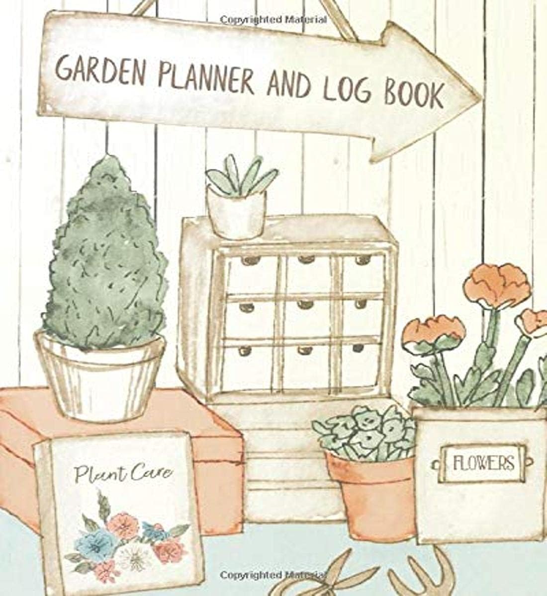 Garden Planner And Log Book: Gardening Organizer & Journal Notebook - Unique Gardener Planting Gifts by Cartba Publishing