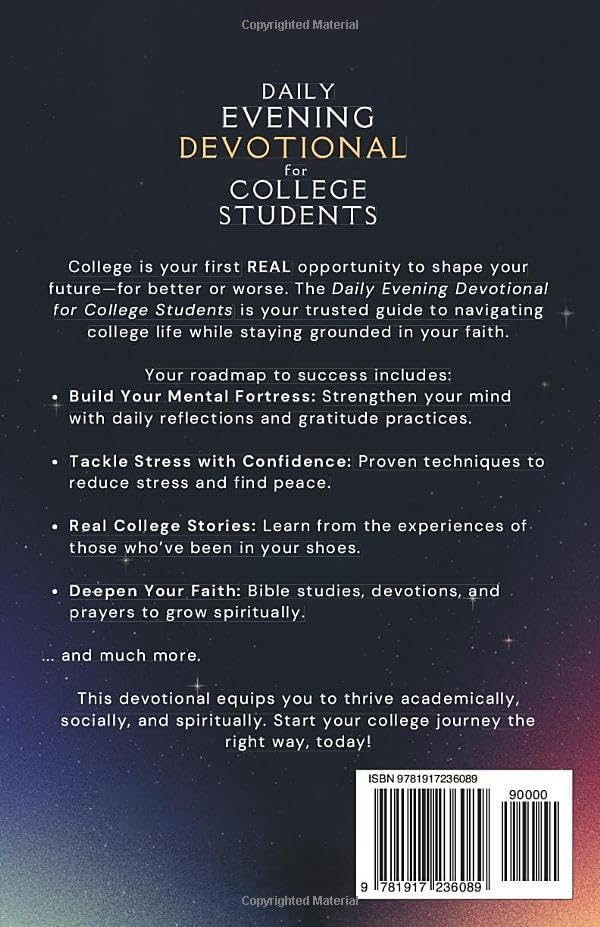 Daily Evening Devotional For College Students: 5-Minute Devotions To Rest, Reflect, And Rise For Stress-Free Studies by Biblical Teachings