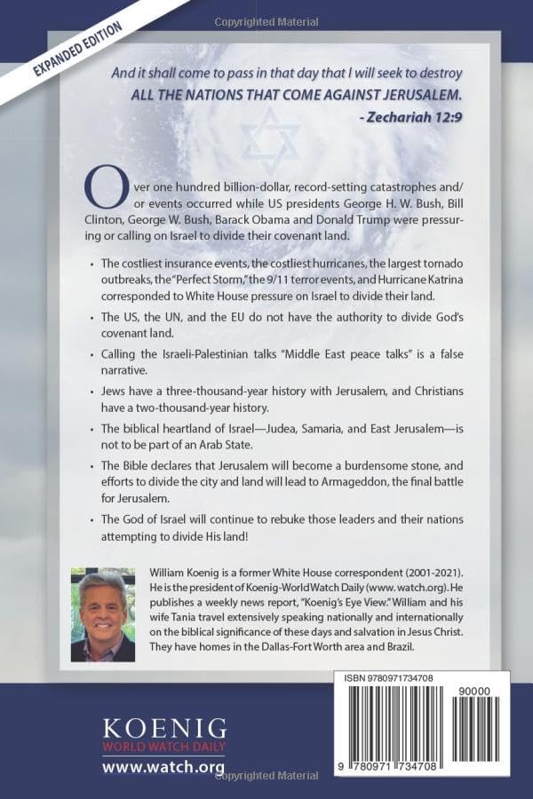 Eye to Eye: Facing the Consequences of Dividing Israel by Koenig William R.