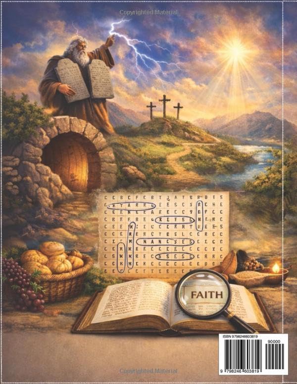 Bible Word Search Puzzles for Seniors: Large print 100 themes with 20 words each lot of fun relaxing brain games by Brian R Flynn