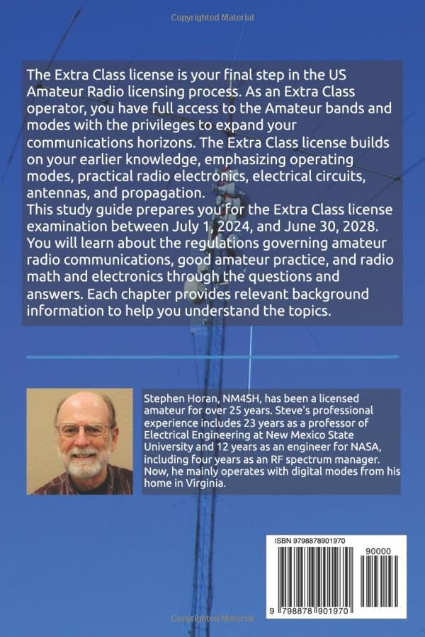 Amateur Radio Extra Class Licensing: For 2024 through 2028 License Examinations by Stephen Horan
