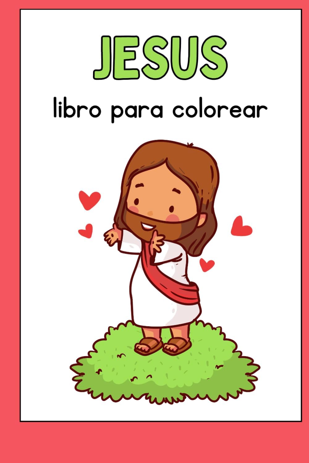 Jesus libro de colorear: Spanish christian coloring book (Spanish Edition) by JVT Books