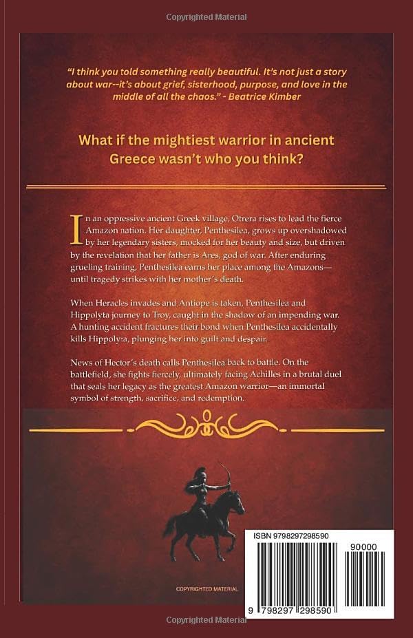 Penthesilea: Rise of an Amazon: The Epic Journey of a Forgotten Amazon Warrior Who Challenged the Gods by Stephanie Vanise