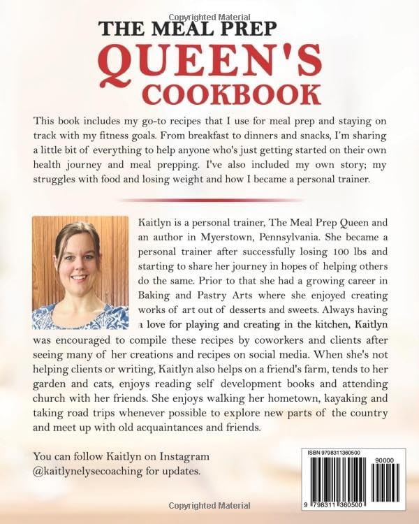 The Meal Prep Queen's Cookbook: A Meal Prep Guide for Healthy Living by Kaitlyn Mader