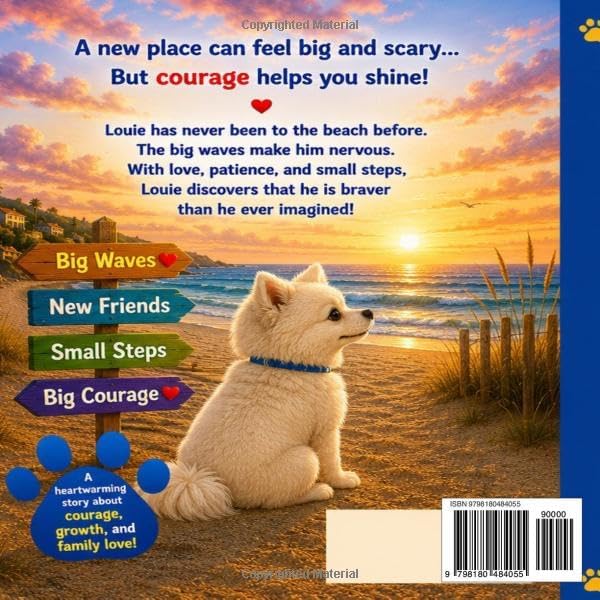 The Adventures of Louie Dog: Louie Goes to the Beach by Nikki Erlewine