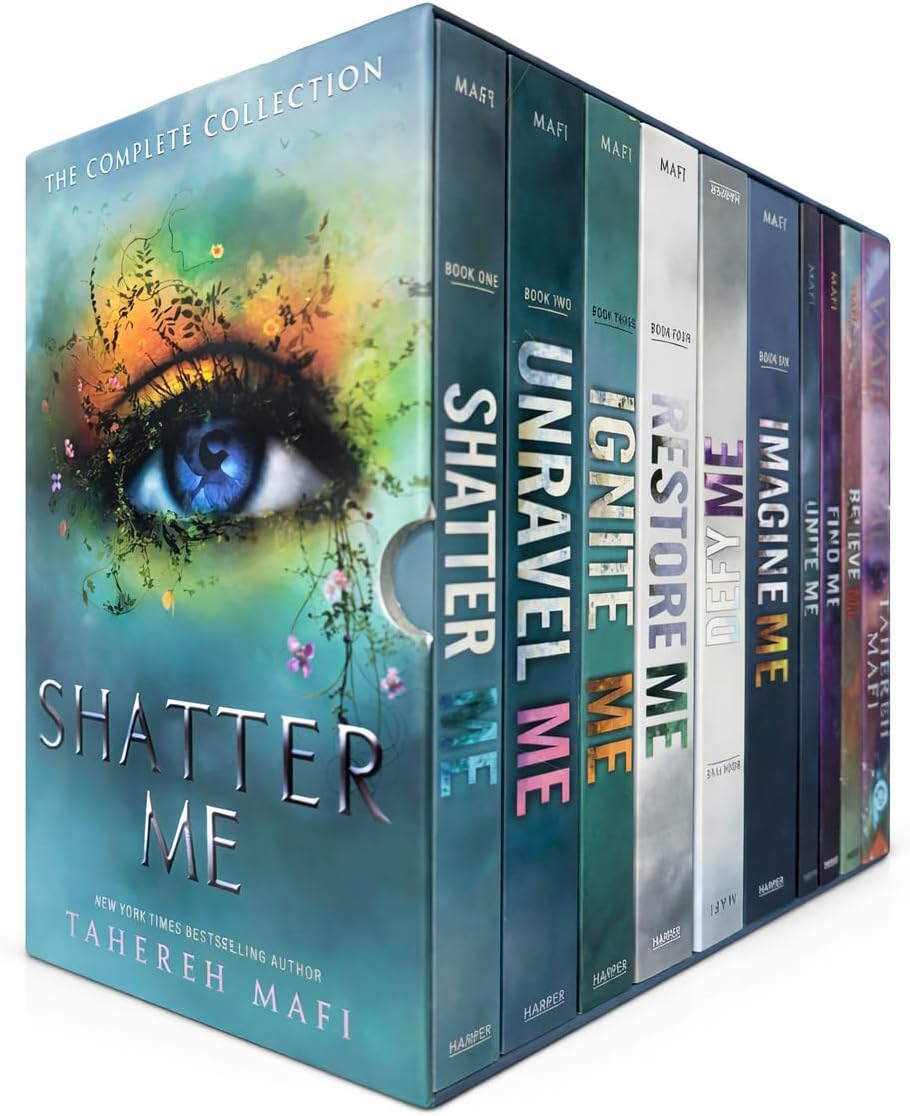 Shatter Me Series Collection 10 Box Set By Tahereh Mafi(Unite Me, Believe Me, Imagine Me, Find Me, Unravel Me, Unravel Me, Defy Me, Restore Me, Ignite Me, Watch Me) by Tahereh Mafi