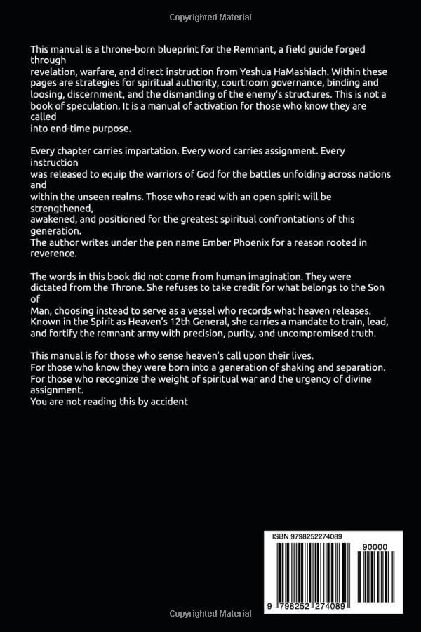 Manual of Victory: Spiritual Warfare by Ember Phoenix