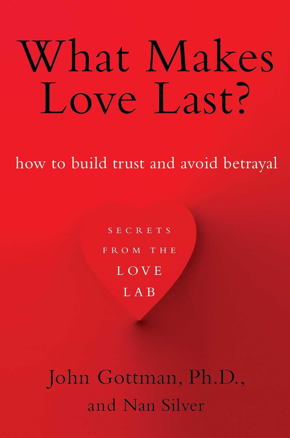 What Makes Love Last?: How to Build Trust and Avoid Betrayal by John Gottman Ph.D.