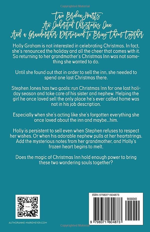 Second Chance at Christmas Inn: A Sweet Small Town Romance by Anne-Marie Meyer