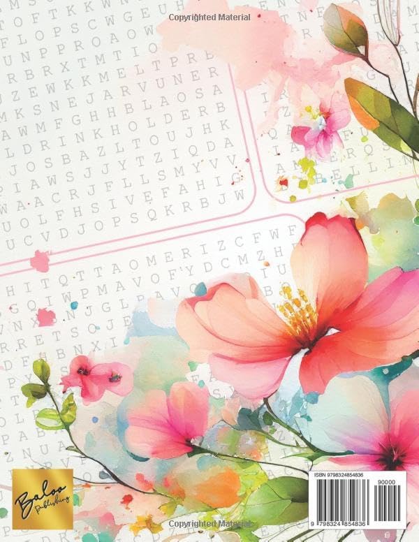 Summer Word Search For Adults & Seniors Large Print: Big & Positive Word Find Puzzle Book With 2000+ Words To Slow Down & Relax (Year-Round Word Search Fun) by Baloo Publishing