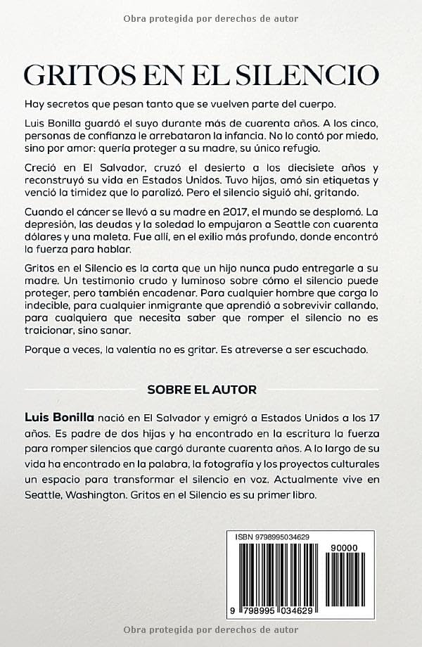 GRITOS EN EL SILECIO: La conversación que nunca tuvimos (Spanish Edition) by Luis Bonilla