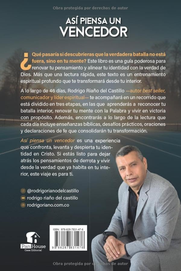 Así piensa un vencedor: Un entrenamiento diario para vencer desde adentro (Spanish Edition) by Rodrigo Riaño del Castillo