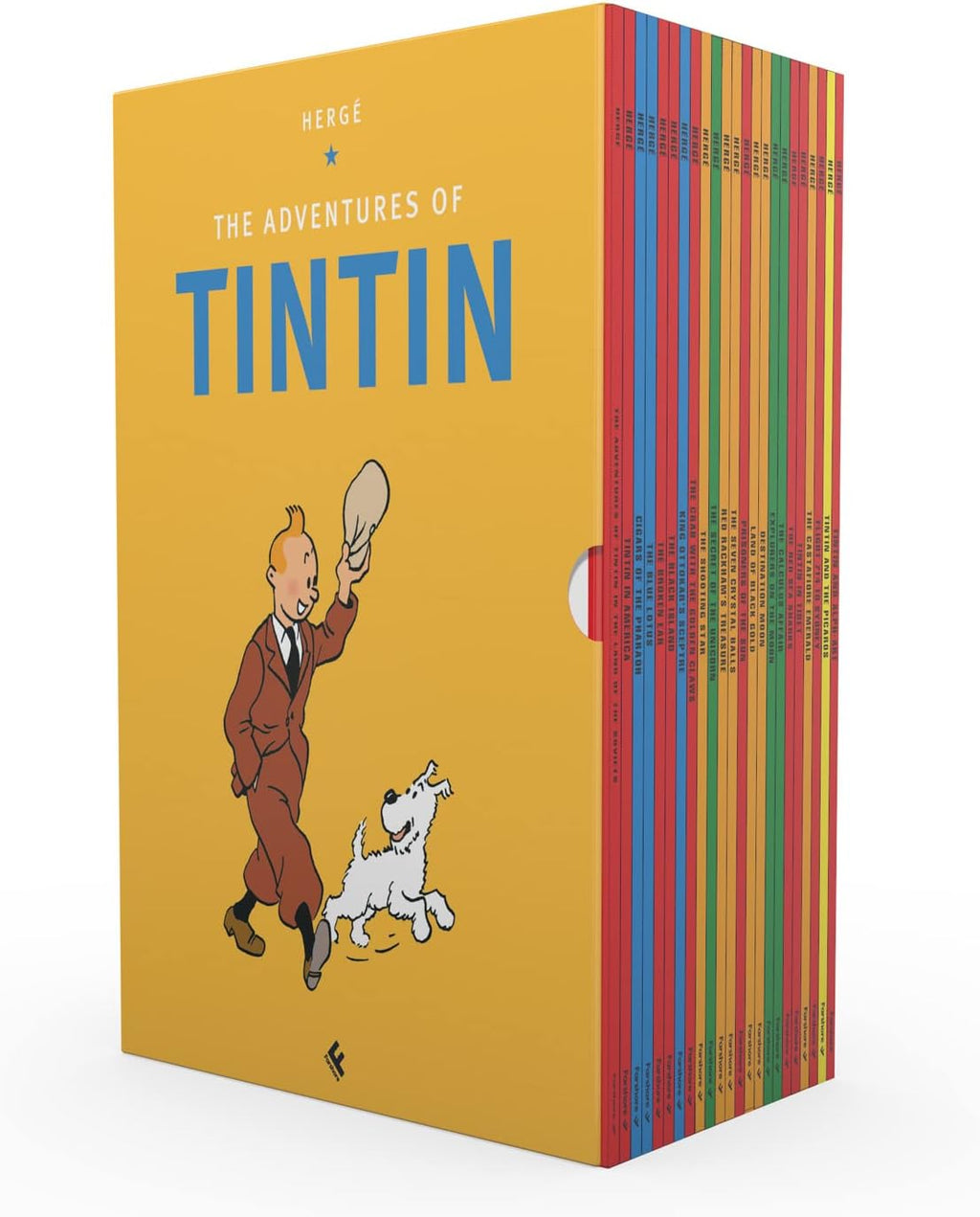 Tintin Paperback Boxed Set 23 titles by Herge