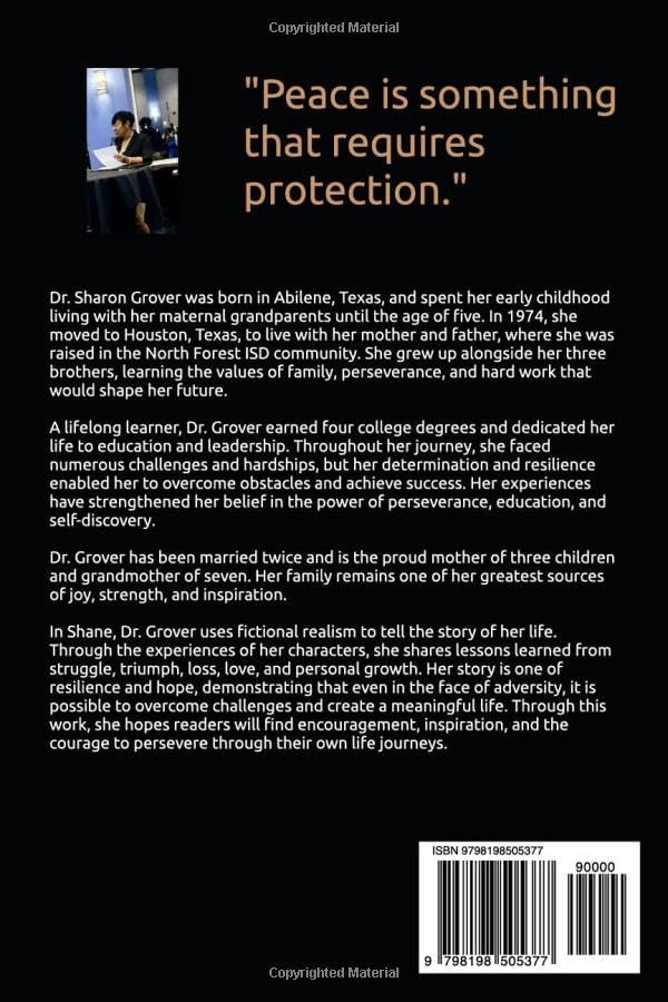 Shane by Dr. SHARON Denise GROVER