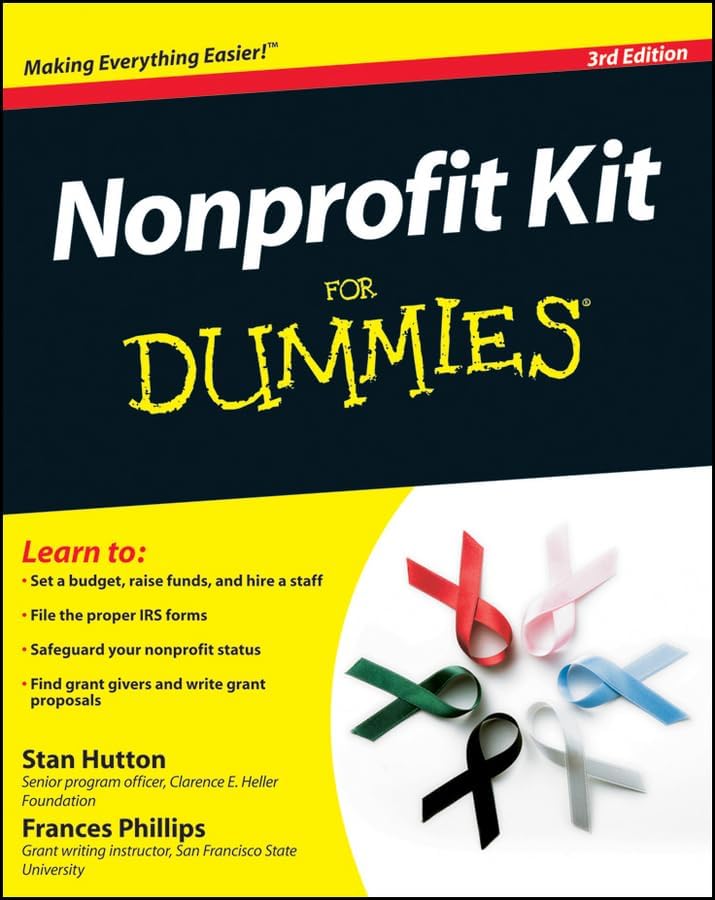 Nonprofit Kit For Dummies by Stan Hutton