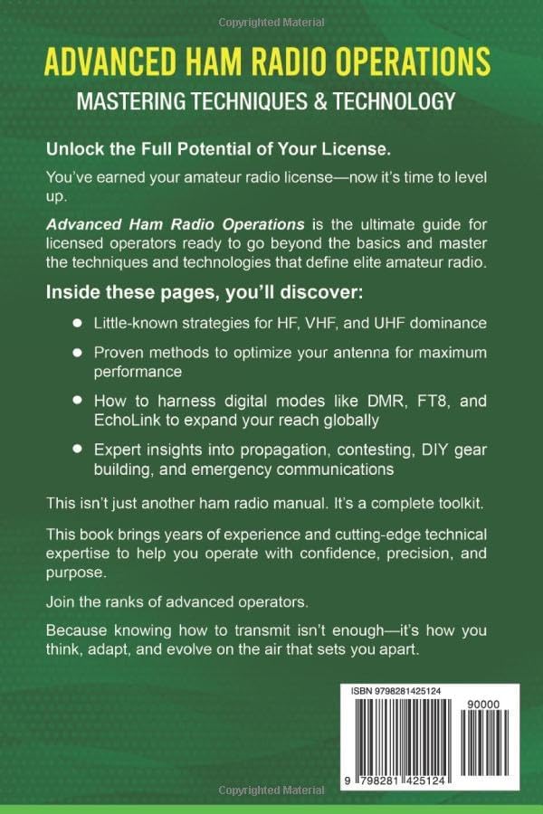 Advanced Ham Radio Operations: Mastering Techniques and Technology: For Licensed Operators Who Want to Expand Their Knowledge and Skills by Ham Radio Planet