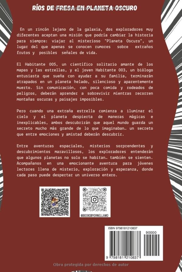 Ríos de fresa en planeta oscuro (Spanish Edition) by Dra Ornella Lira Spinali de F