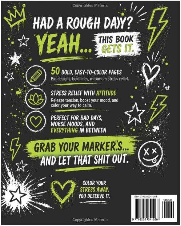 A Sweary AF Coloring Book for Adults: A Funny Swear Word Coloring Book for Adults Featuring Bold Easy Designs and Sarcastic Sayings (Sweary AF Coloring Series) by David Ulmer