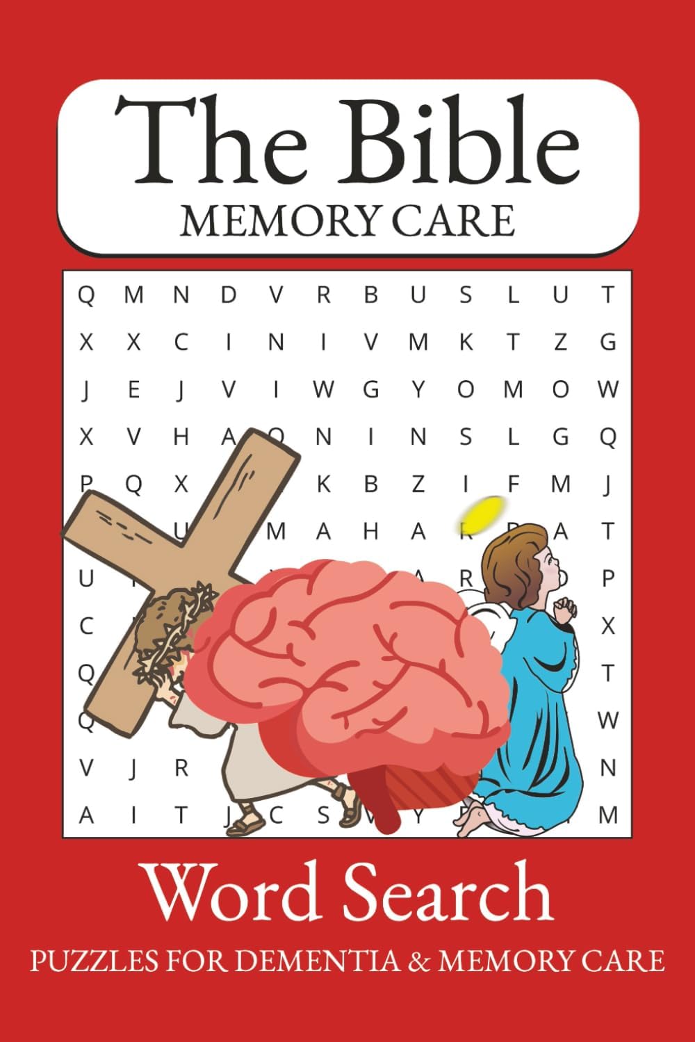 Very Easy Bible Word Search Puzzles (Dementia & Memory Care Edition): Simple Christian Puzzles for Seniors, Alzheimer’s, Memory Loss, Therapy by Randy Rhodes
