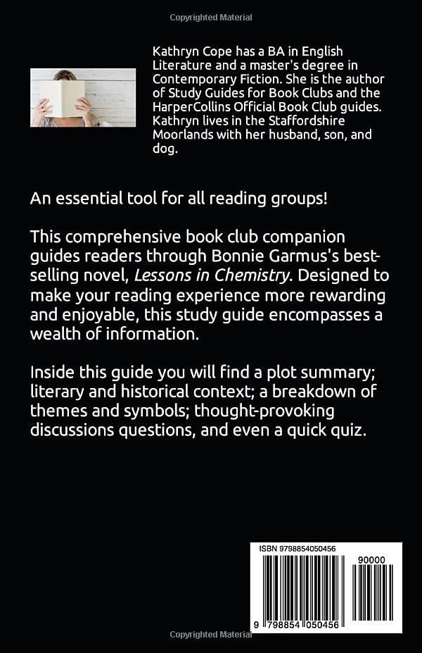 Study Guide for Book Clubs: Lessons in Chemistry by Kathryn Cope