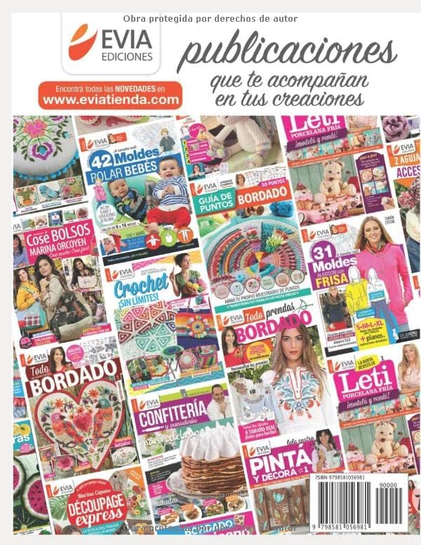 CROCHET CALADOS 3: tejido práctico (CROCHET CALADOS tejido práctico) (Spanish Edition) by EVIA EDICIONES