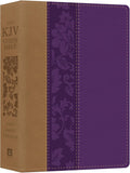 The KJV Study Bible, Large Print [Violet Floret] by Barbour Bibles