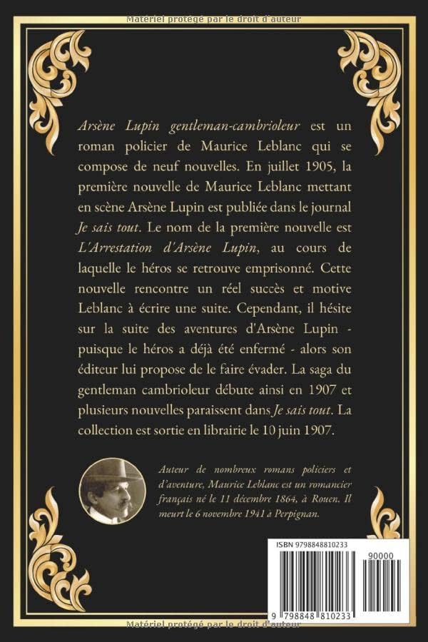 Arsène Lupin gentleman cambrioleur: édition originale et intégrale (French Edition) by Maurice Leblanc