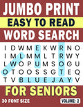 Jumbo Print Easy to Read Word Search for Seniors: Volume 2: 30 Point Large-Print Puzzles for Low-Vision & Visually Impaired Readers (Jumbo Print Easy to Read Word Search Puzzles) by Wanda Playwright