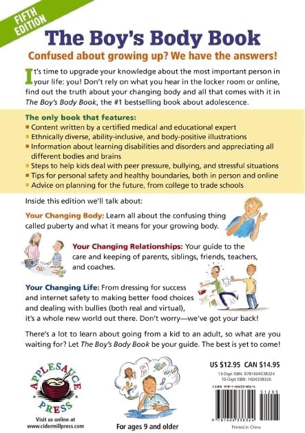 The Boy's Body Book (Fifth Edition): Everything You Need to Know for a Healthy, Happy YOU! (Boys & Girls Body Books) by Kelli Dunham