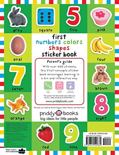First Numbers, Colors, Shapes by Roger Priddy