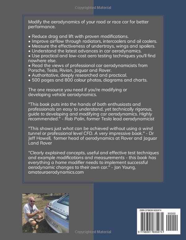 Vehicle Aerodynamics - Testing, Modification & Development: For road, racing and alternative transport by Julian Edgar