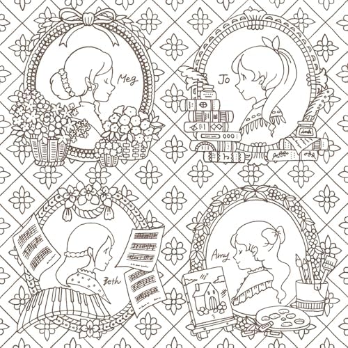 世界文学 想像の扉をあけて 塗り絵ブック by Eriy