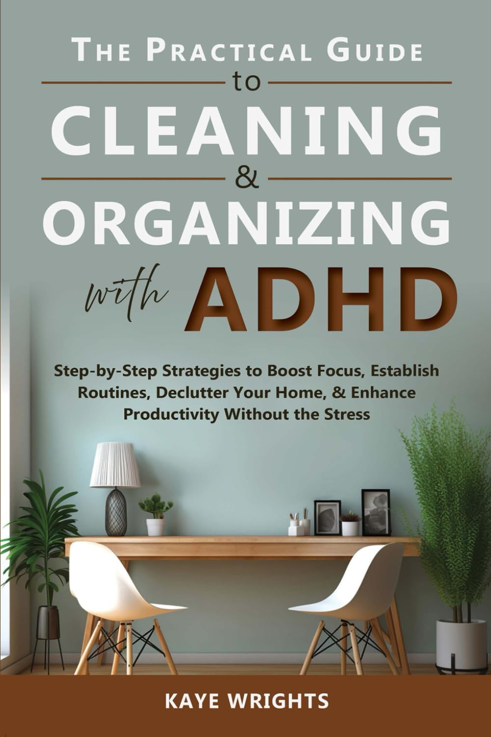 The Practical Guide to Cleaning & Organizing with ADHD: Step-by-Step Strategies to Boost Focus, Establish Routines, Declutter Your Home, & Enhance Productivity Without the Stress by Kaye Wrights