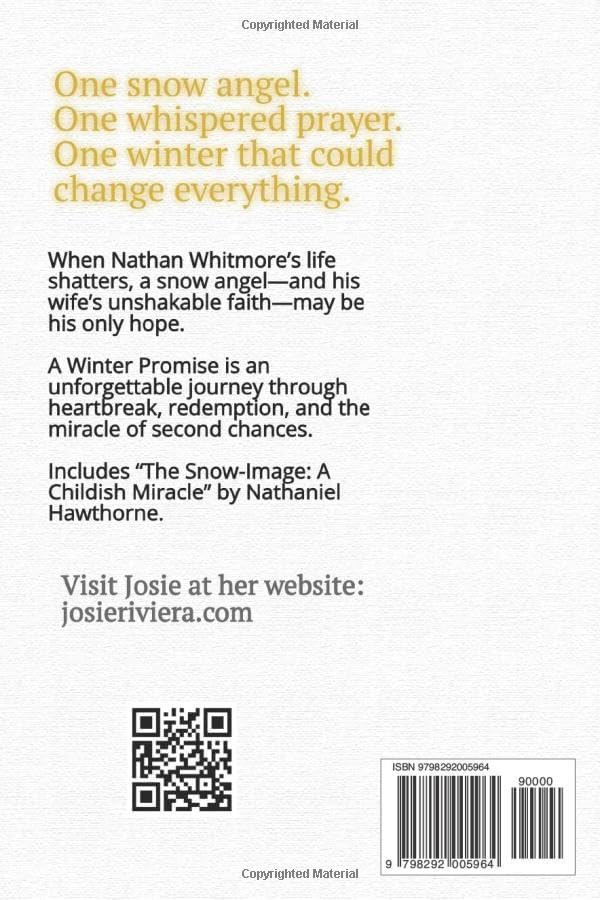 A Winter Promise Large Print: A Christian Historical Romantasy by Josie Riviera