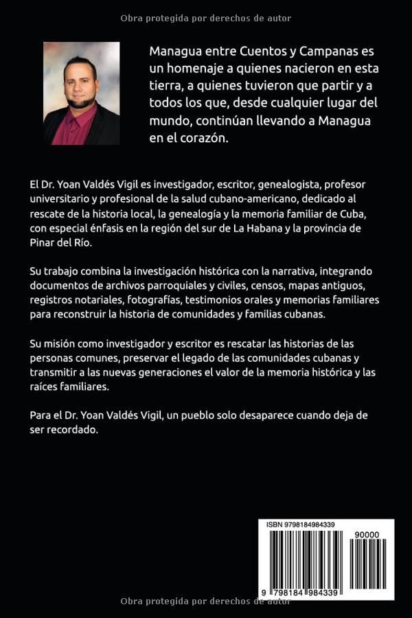 Managua entre Cuentos y Campanas (Spanish Edition) by Yoan Valdes Vigil