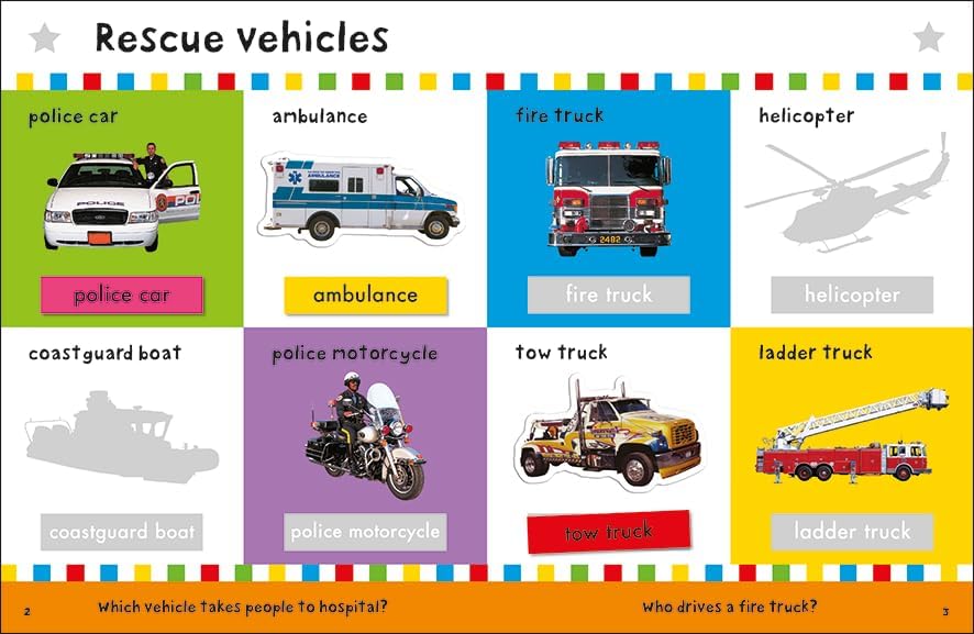 First 100 Stickers: Trucks and Things That Go: Over 500 stickers for learning and play! by Roger Priddy