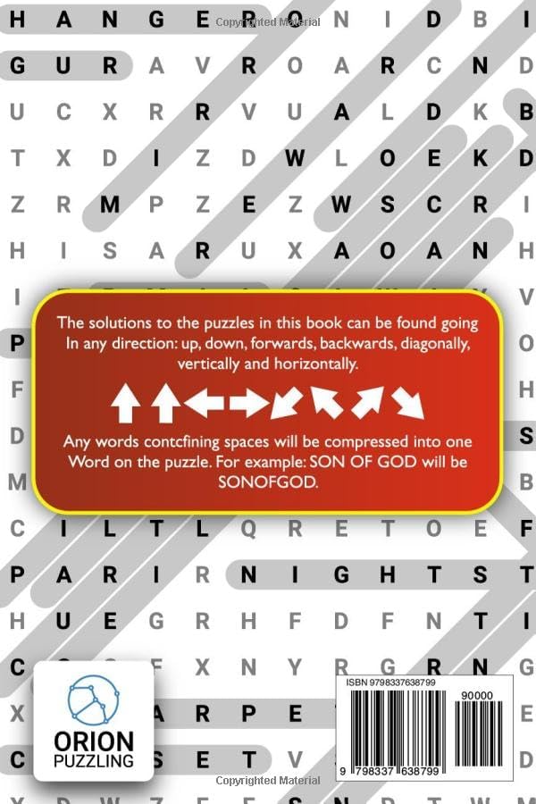 2100+ Words, Large Print Word Search Puzzles: Themed Wordfind Puzzle Book For Adults, Seniors & Teens, 85 Word Searches With Solutions, Anti Eye Strain & Stress Relief by Orion Puzzling