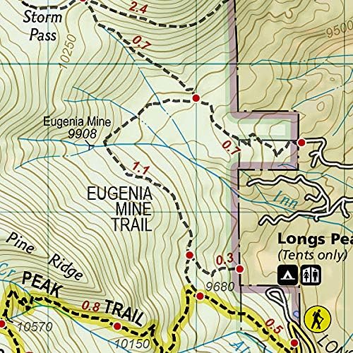 Rocky Mountain National Park Day Hikes Map (National Geographic Topographic Map Guide, 1701) by National Geographic Maps